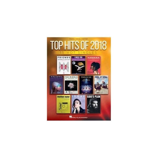 Top Hits Of 2018: Piano/ Vocal/ Guitar