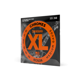 ECG26 CHROMES FLAT WOUND ELECTRIC STRINGS