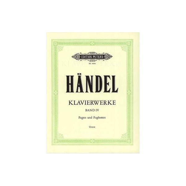 Handel : Keyboard Works Vol.4