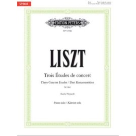 Liszt : Three Concert Etudes (Piano Solo)