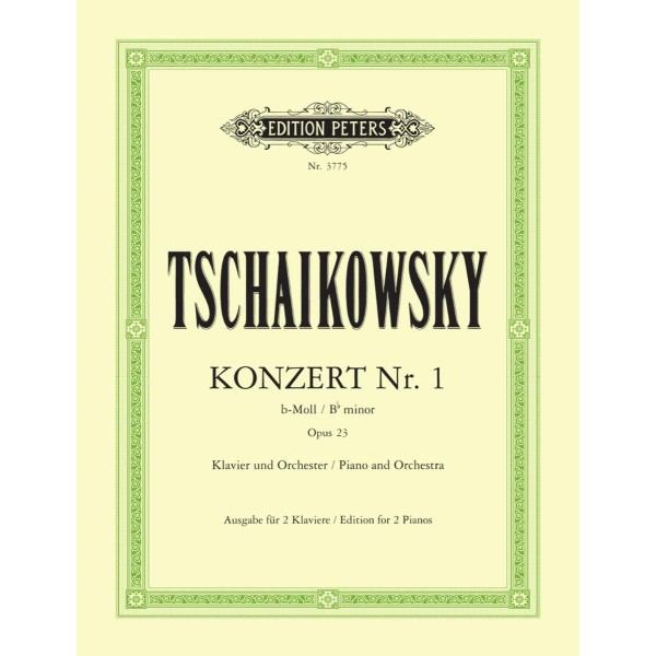 Tschaikowsky : Piano Concerto No. 1 in B flat minor Op. 23 (Edition for 2 Pianos)