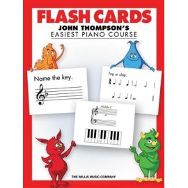 John Thompson's Easiest Piano Course Flash Cards