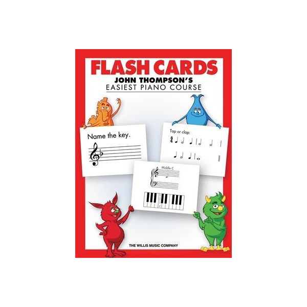 John Thompson's Easiest Piano Course Flash Cards