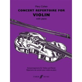 Concert Repertoire for Violin