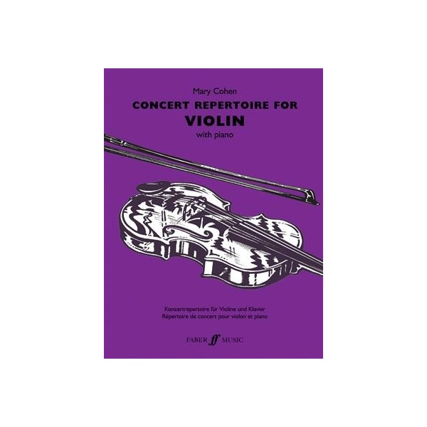 Concert Repertoire for Violin