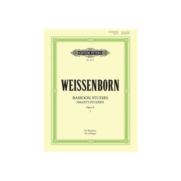 Weissenborn : Bassoon Studies Op. 8 Vol 1