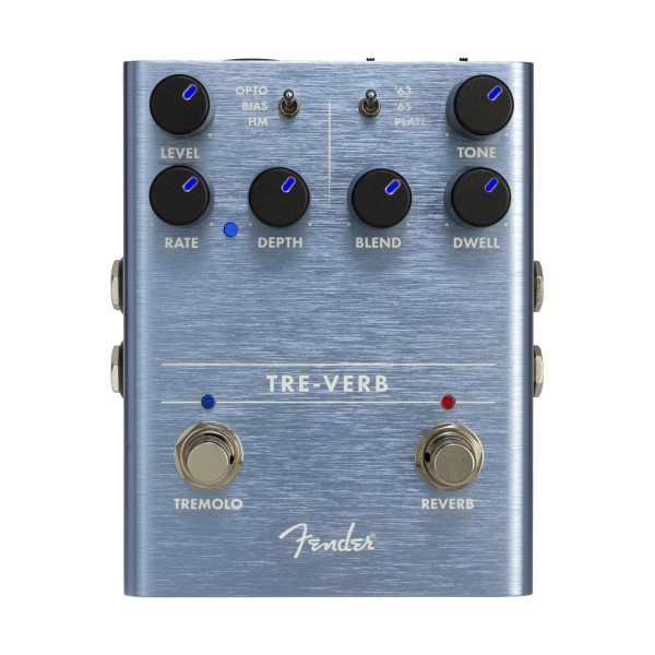 FENDER TRE-VERB DIGITAL REVERB/TREMOLO EFFECTS PEDAL