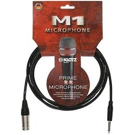 KLOTZ M1 MICROPHONE TO MALE XLR CABLE 5 METER