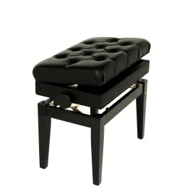 Premium Adjustable Piano Stool with Storage