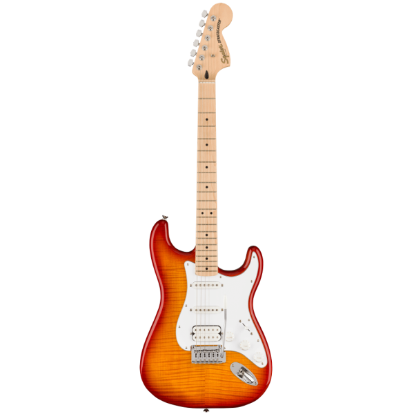 Squier Affinity Stratocaster HSS Electric Guitar, Sienna Sunburst