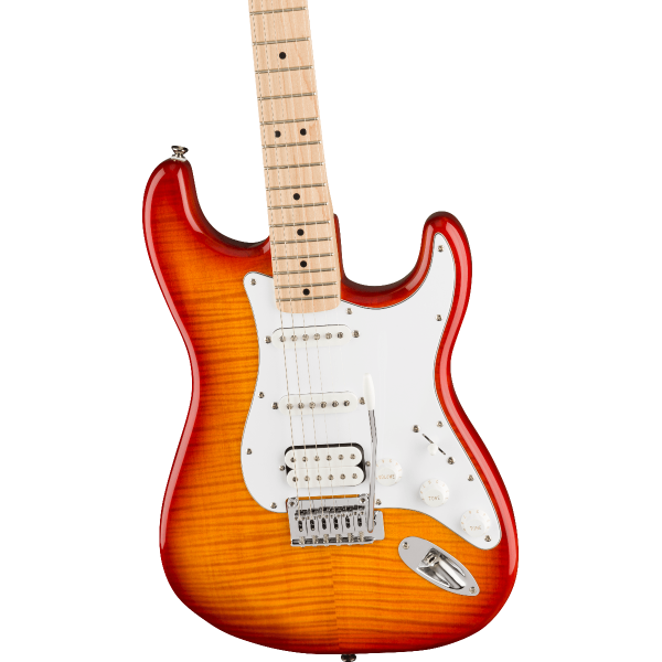 Squier Affinity Stratocaster HSS Electric Guitar, Sienna Sunburst