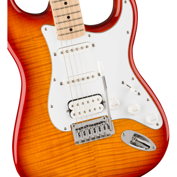 Squier Affinity Stratocaster HSS Electric Guitar, Sienna Sunburst