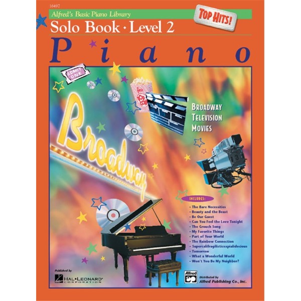 ALFRED'S BASIC PIANO LIBRARY TOP HITS SOLO BOOK 2