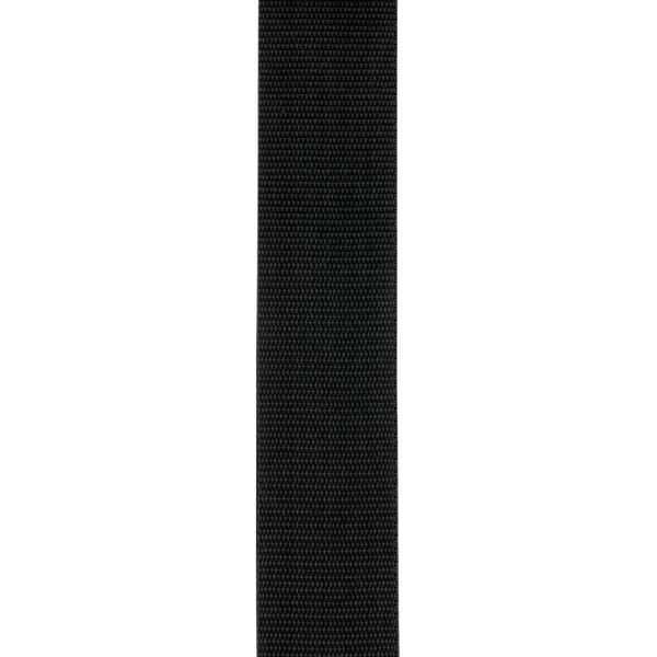 Auto Lock Poly Propylene Guitar Strap Black