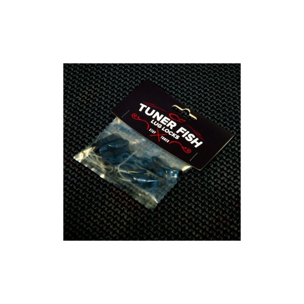 Tuner Fish Lug Locks 8 Pack Black