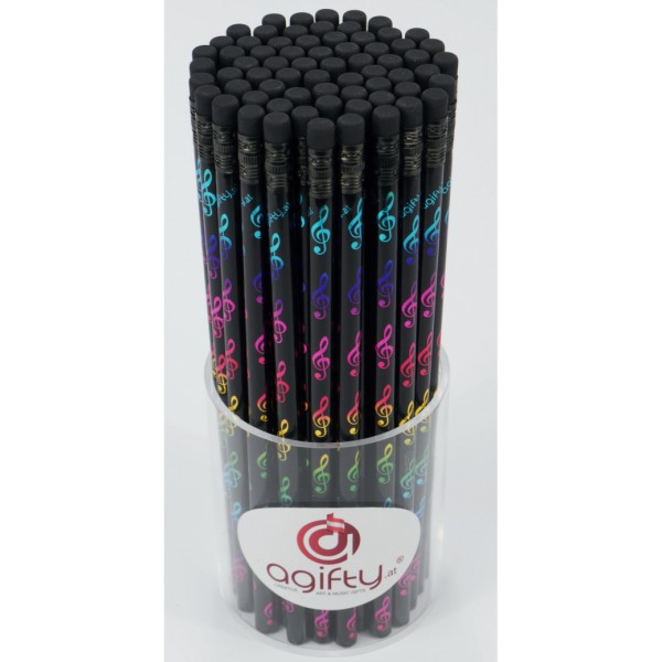 Pencil G-Clef Black/Colourful