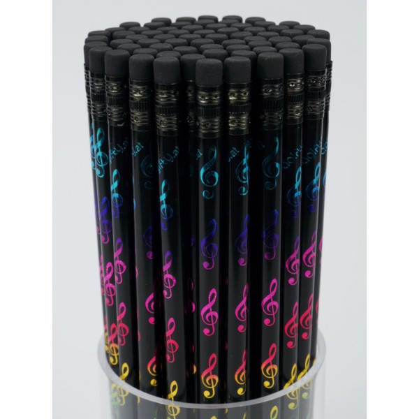 Pencil G-Clef Black/Colourful