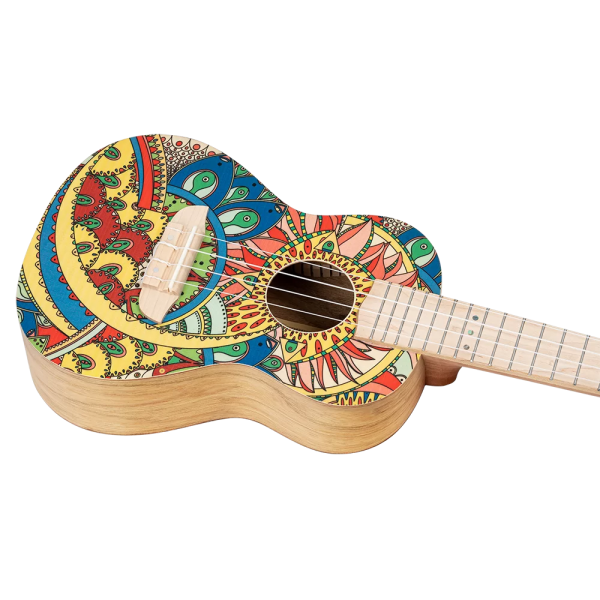 Ortega Art Series Mystic Indian Concert Size Ukulele