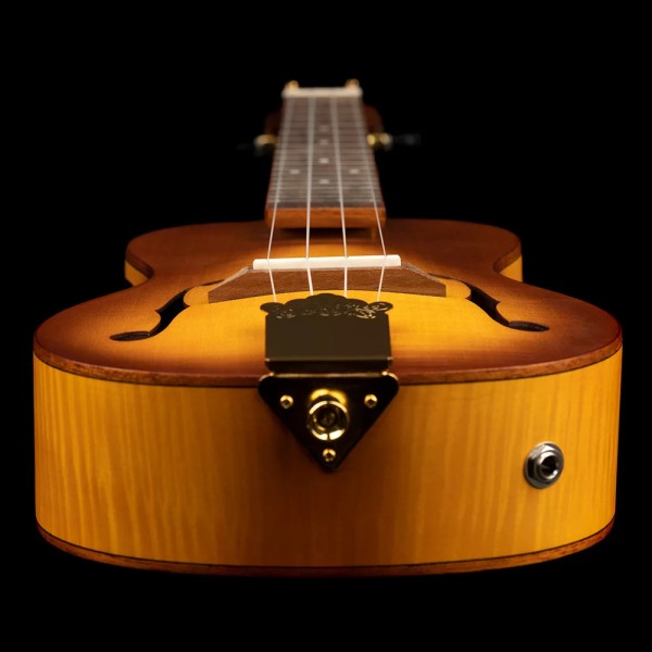 Ortega Concert Ukulele Flamed Maple Honey Sunburst