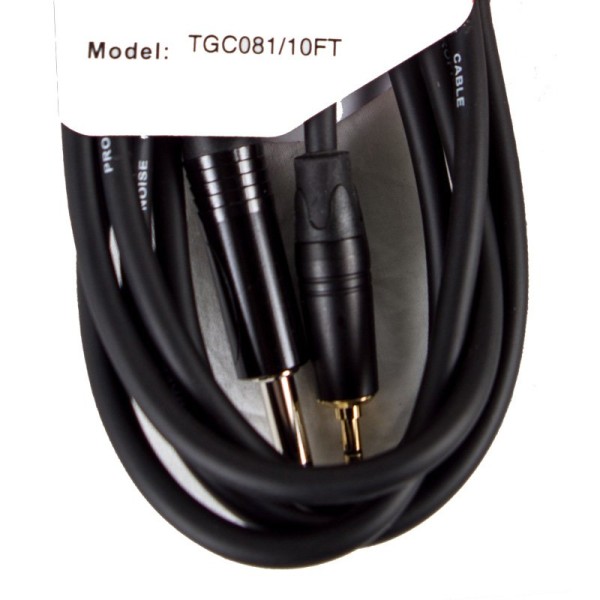 Koda Cable, 10FT / 3M Audio Link Cord Lead, JACK 3.5mm Stereo – JACK 6.35mm Stereo