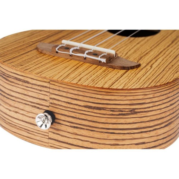 Ortega Timber Series Zebrawood Soprano Ukulele