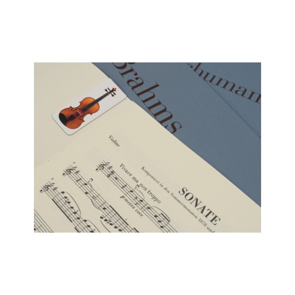 Magnetic Bookmark: Violin