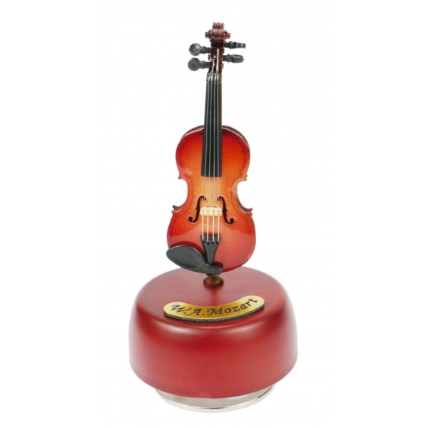 Violin Music Box with Gift Case