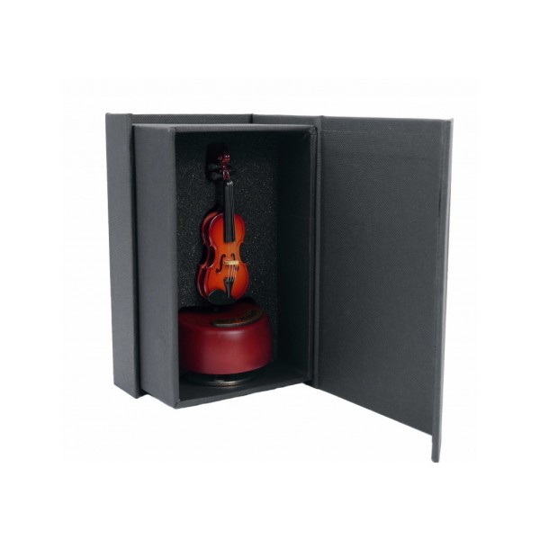 Violin Music Box with Gift Case