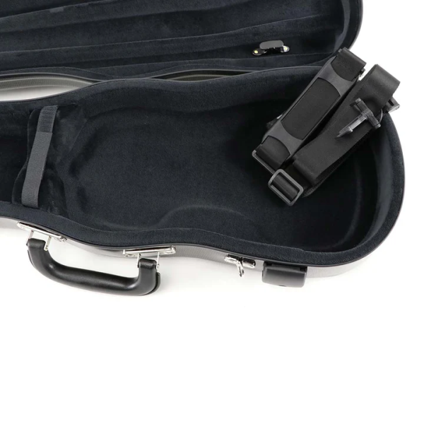 Jacob Winters Violin Shaped Case Thermoshock Carbon Grey