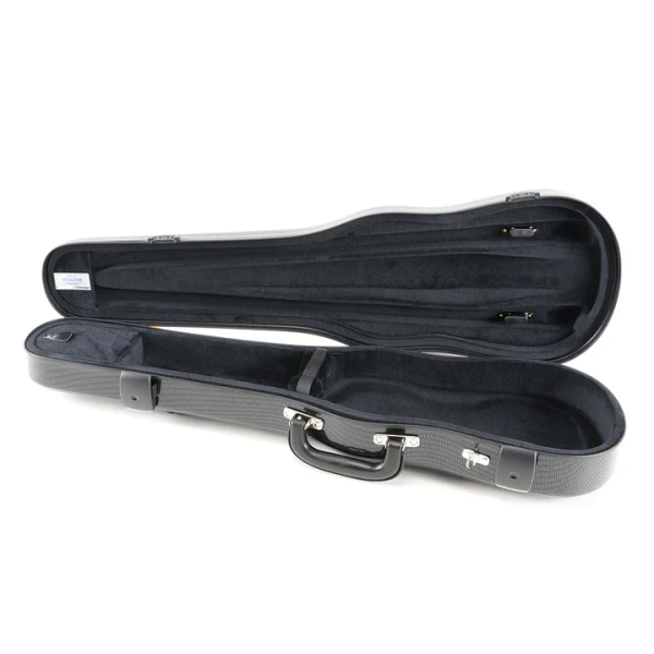 Jacob Winters Violin Shaped Case Thermoshock Carbon Grey